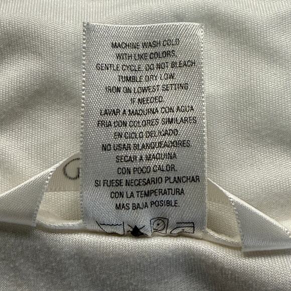 Cuddl Duds White Plain Polyester Tank Top Womens Large Shirt - Picture 4 of 5